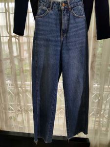 Trendy Wide Leg Denim Jeans