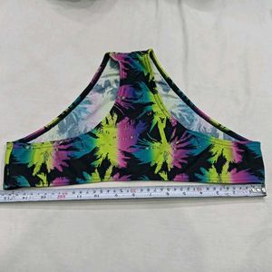 ❤️‍🔥 Vibrant Palm Tree Print Bikini Bottom