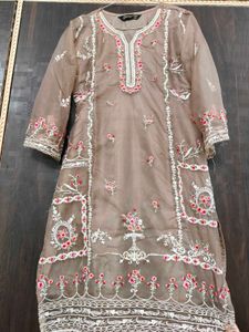Embroidered Kurta Set with Dupatta