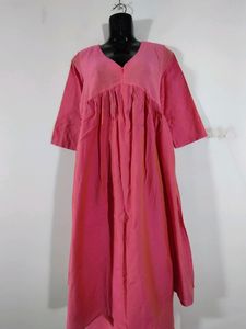Pink Shade Maternity Kurta Set (Women's)