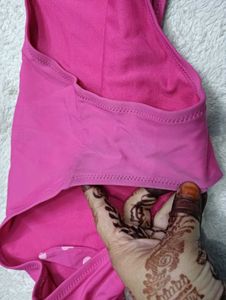 Pink polka dot bikini bottoms ♥️