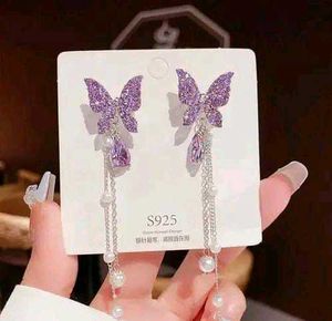 New Charming Purple Colour Butterfly Design