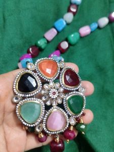 Bohemian Beaded Necklace &amp; Earring Set