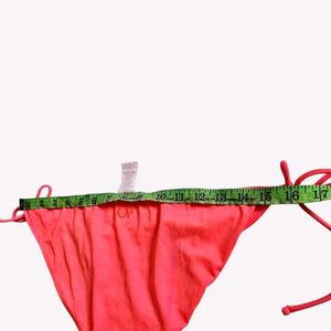 Coral Tie-Side Bikini Bottoms OP