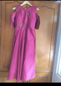 Raw Silk Gown