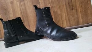 Black Studded boot