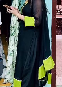 Unstiched Black suit