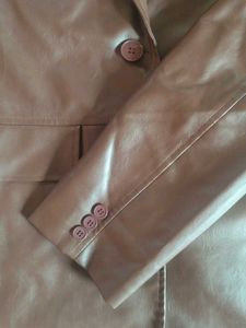 NewMe Faux Leather Blazer Jacket