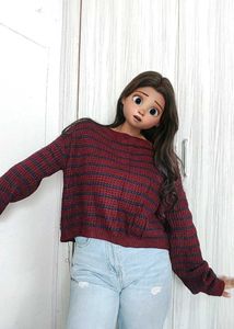 Crop Aesthetic Pullover 🎀