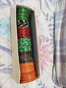 Assorted Color Bangles Set
