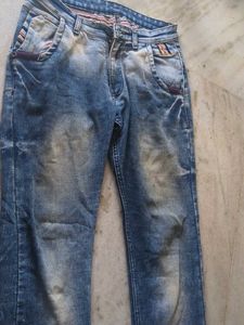 Stylish Washed Denim Jeans
