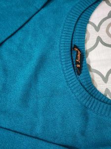 Teal Knit Top