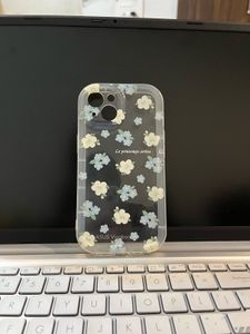Cute Floral Clear Phone Case