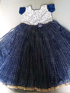 Elegant Blue full frock