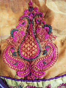 Embroidered Fabric Piece