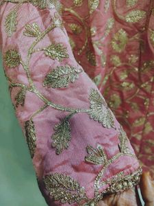 Elegant Peach Kurta Set with Dupatta
