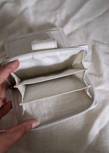 Kipling Wallet - Cream and zara genuine leather  c