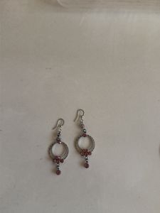 Elegant Circle Drop Earrings