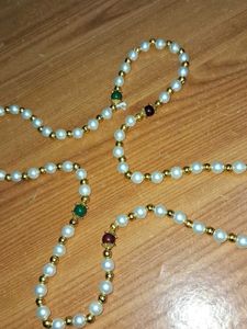 Elegant Pearl &amp; Gemstone Necklace