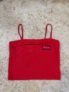 strap top red from forever21 only worn twice