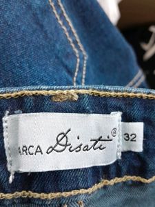 Marca Disati Blue Denim Shorts(Womens)