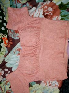 Crepe Pink Top