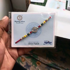 Pure Silver Exclusive "ॐ" Rakhi