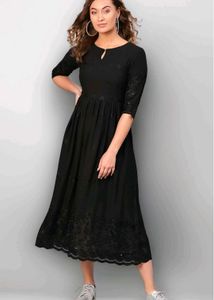 Elegant Black Ethnic Gown new