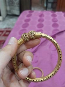 Ornate gold Tone Bangles