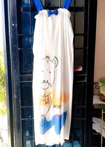 Cute Bear Print korean nighty