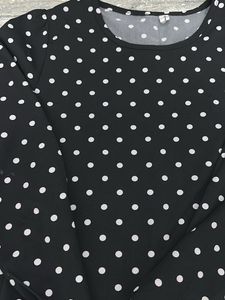 Classic Polka Dot Long Sleeve Top