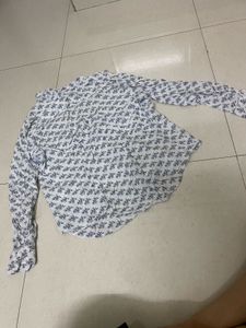 Floral Print Button-Up Shirt