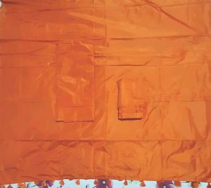 Orange Colour Plain Set🧡