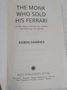 ROBIN SHARMA The Monk Who Sold His Ferrari