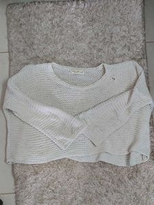 Chic White Knit coverup