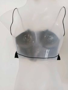 Black backless Crop Top