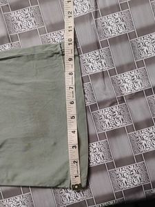 y2k imported  olive low rise bootcut jeans