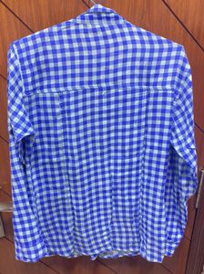 H&amp;M Blue Checked Shirt
