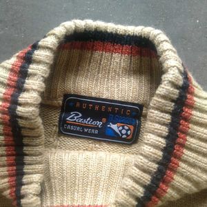 Unique Patterned Knit Sweater