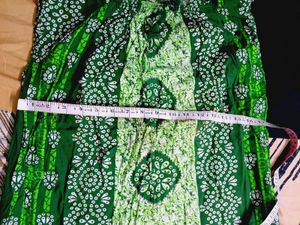 Bohemian Green Maxi Dress