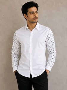 Classic White Shirt with a Twist