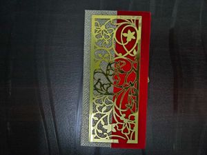 Designer Red &amp; Gold Clutch/Box
