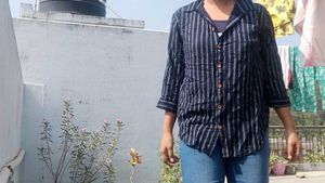 Striped Button-Up Shirt