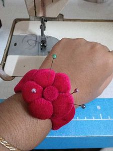 Wrist Pincushion Flower