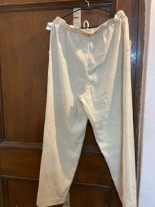 Linen Blend Pull On Summer Trouser