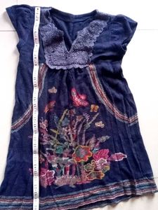 Bohemian Floral Print Dress