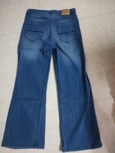 Blue Wide Leg Jeans