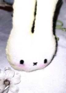 Cute Bunny Charm Keychain