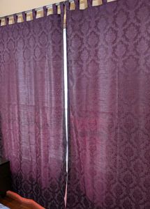 Purple Curtains Set Of 2
