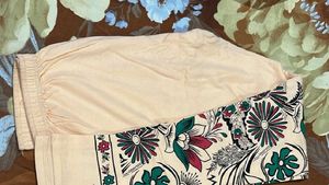 Light Peach pjami with Floral Print